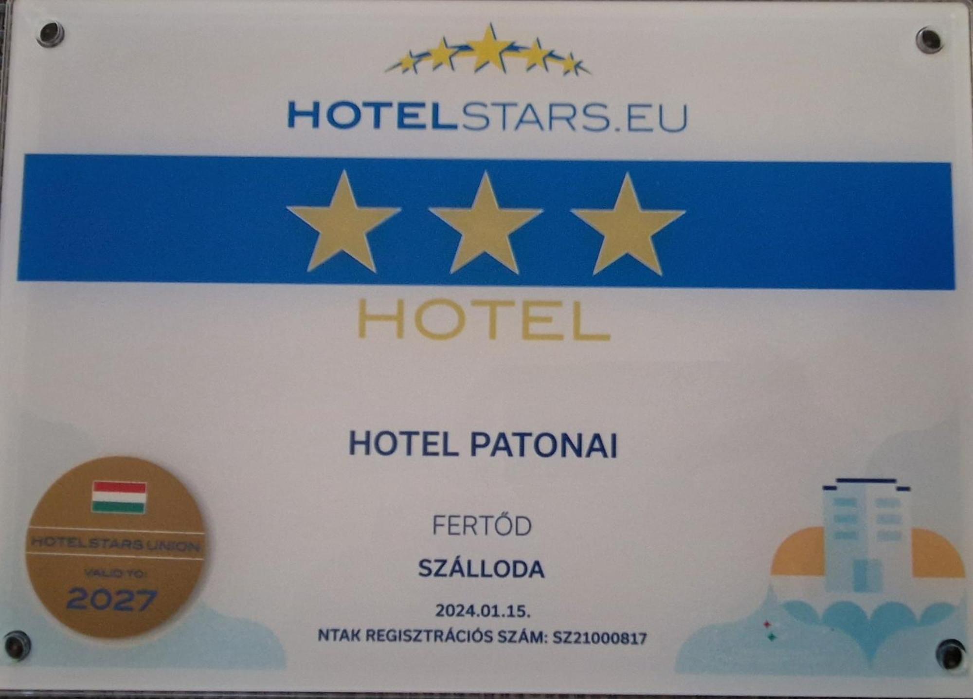 Fertőd Hotel Patonai מראה חיצוני תמונה